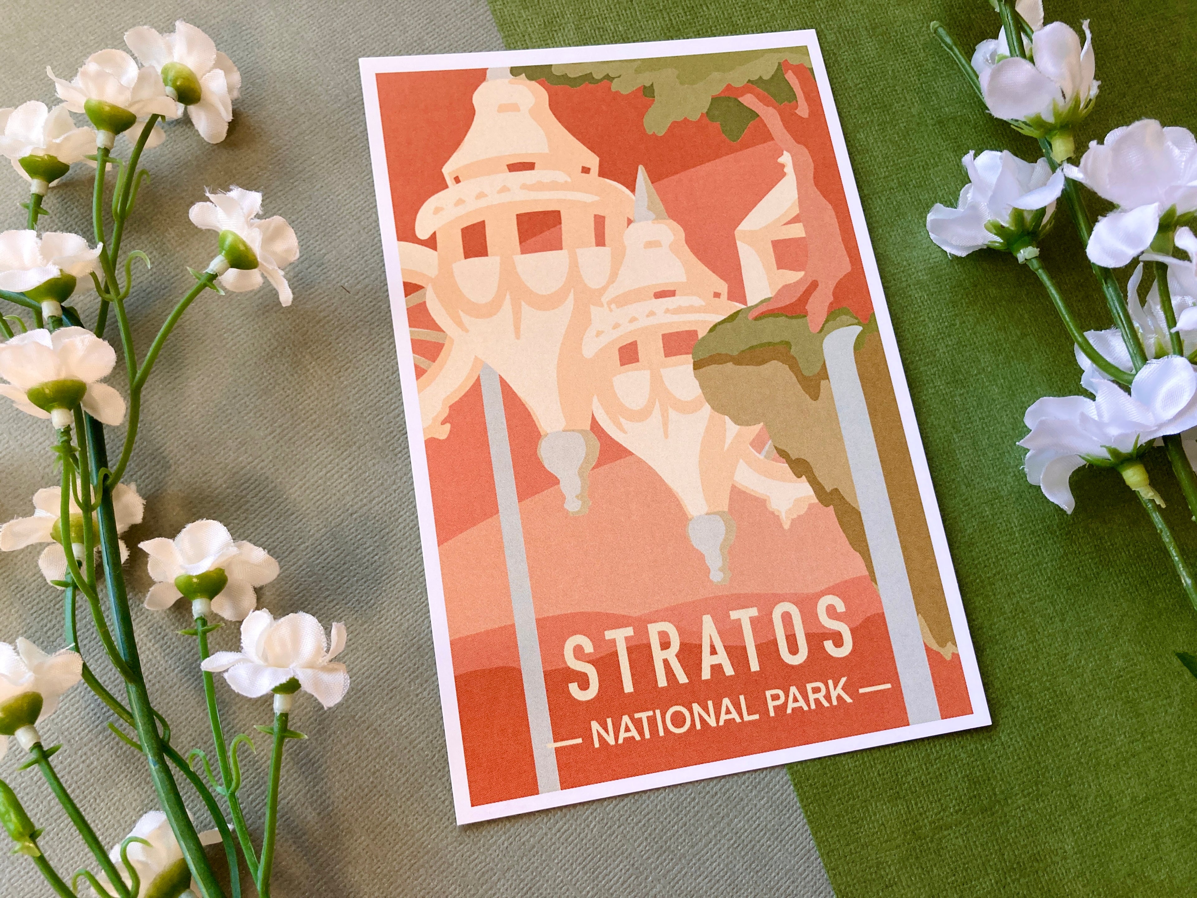Floating Empire National Park Mini Art Print