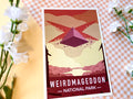 Weird National Park Mini Art Print