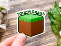 Touch Grass Vinyl Sticker