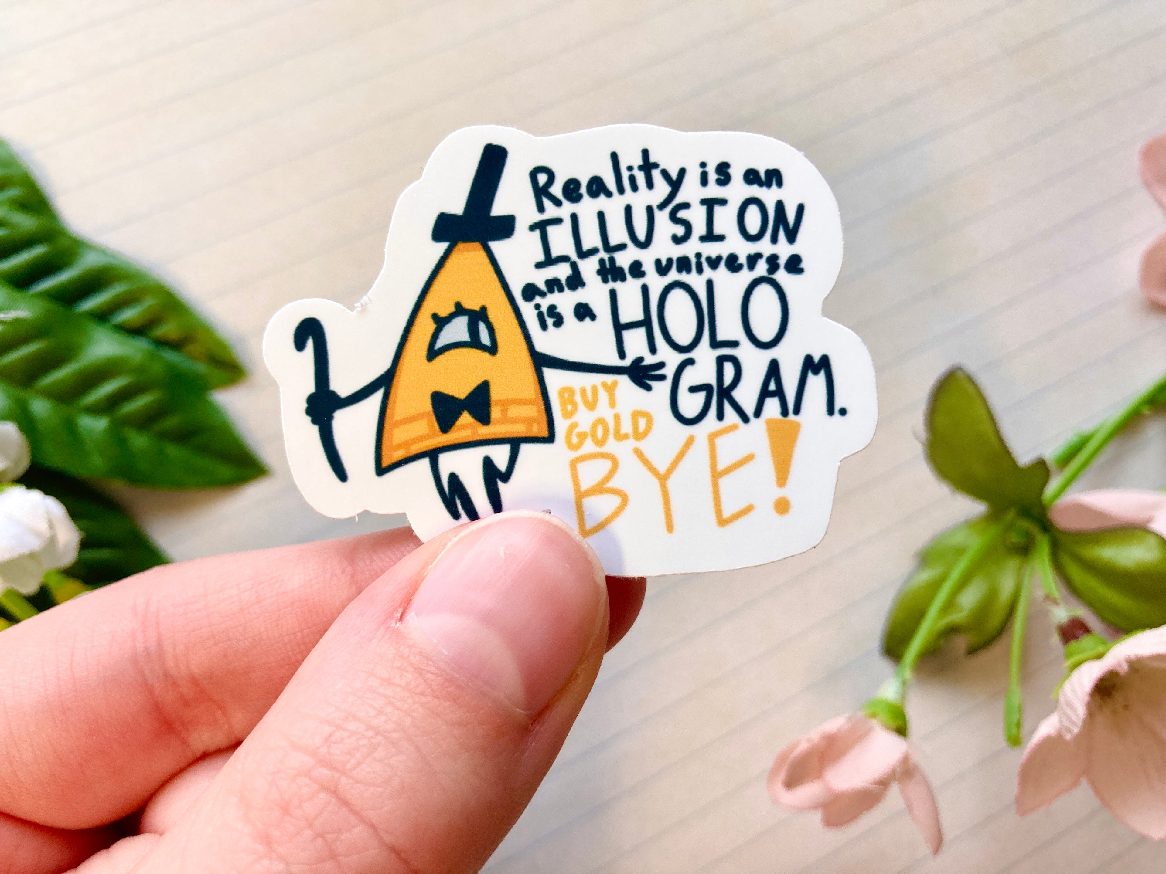 Reality is an Illusion Vinyl Sticker