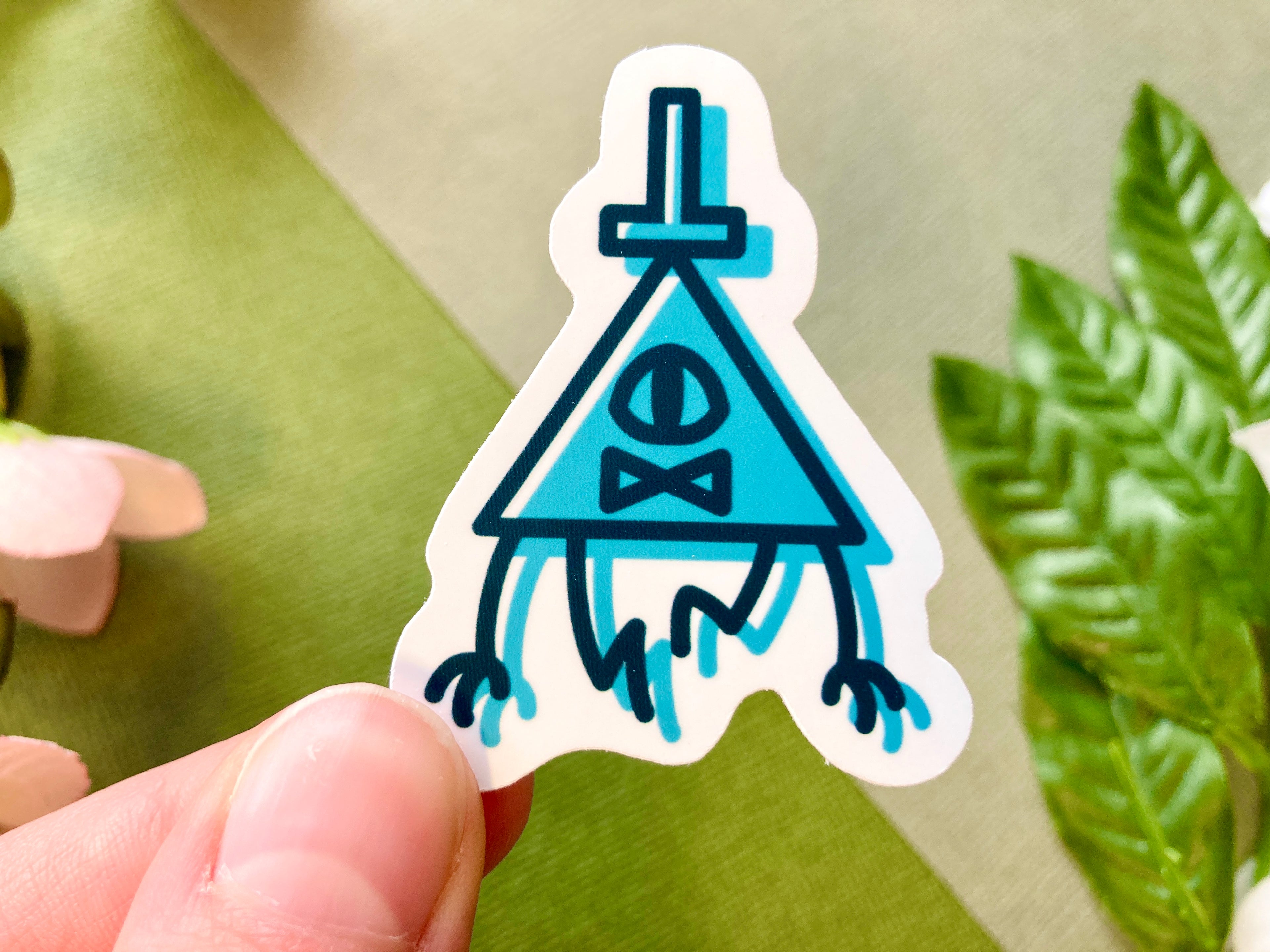 Blue Shadow Vinyl Sticker