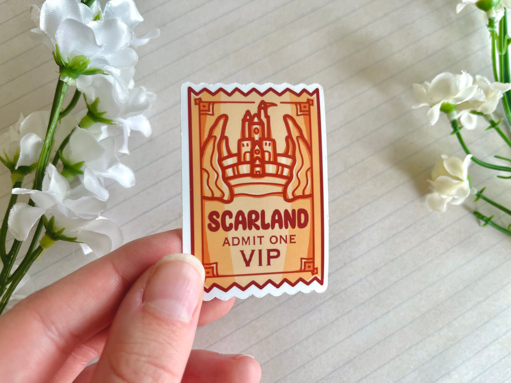 Park Ticket Vinyl Sticker