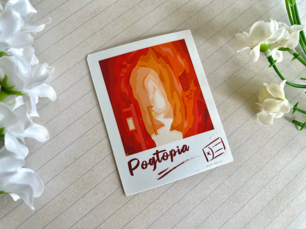 Pogtopia Polaroid Vinyl Sticker