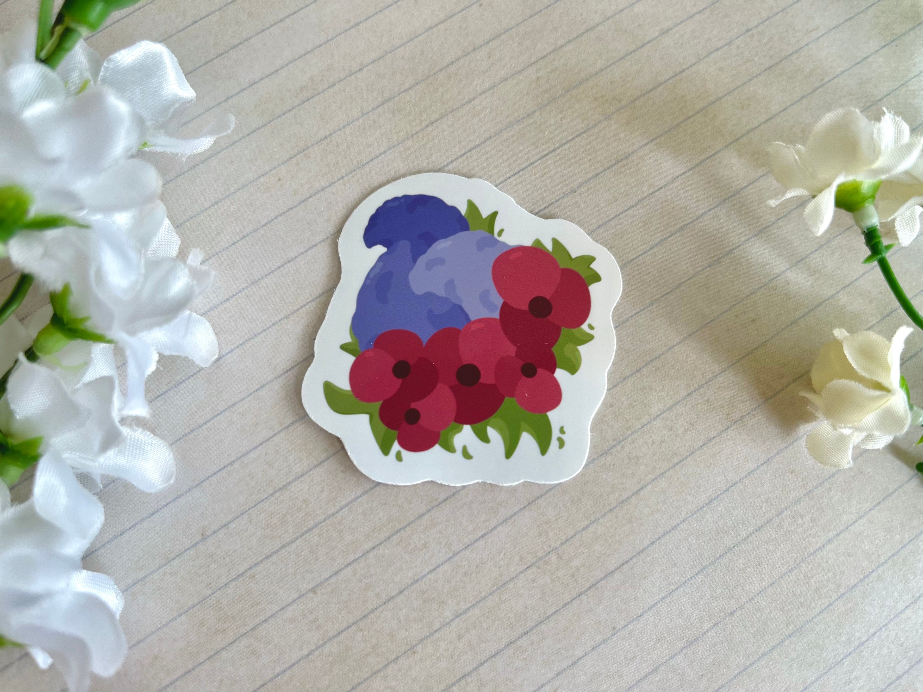 Poppy & Lilac Desert Duo Vinyl Sticker