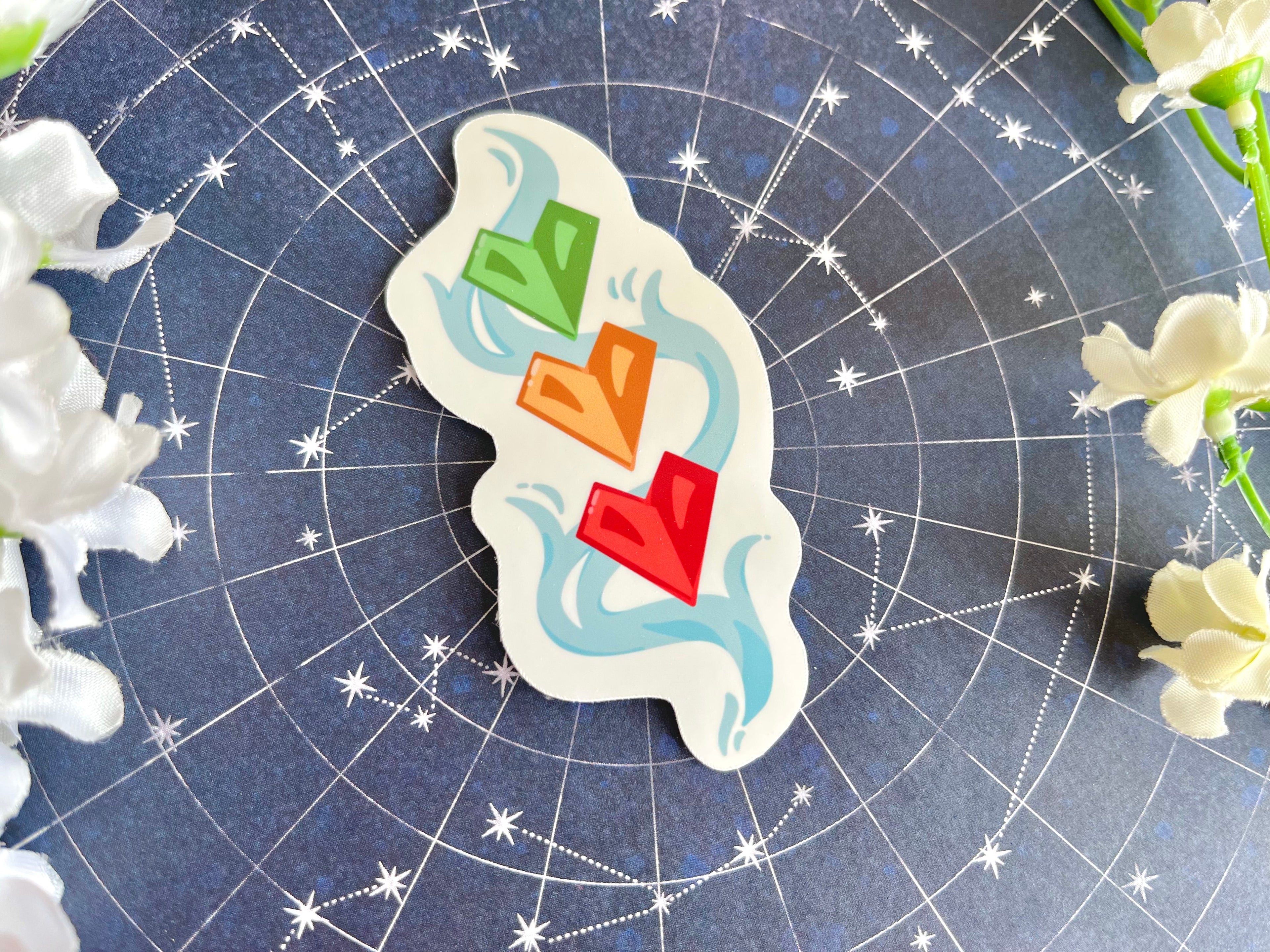Life Hardcore Hearts Vinyl Sticker