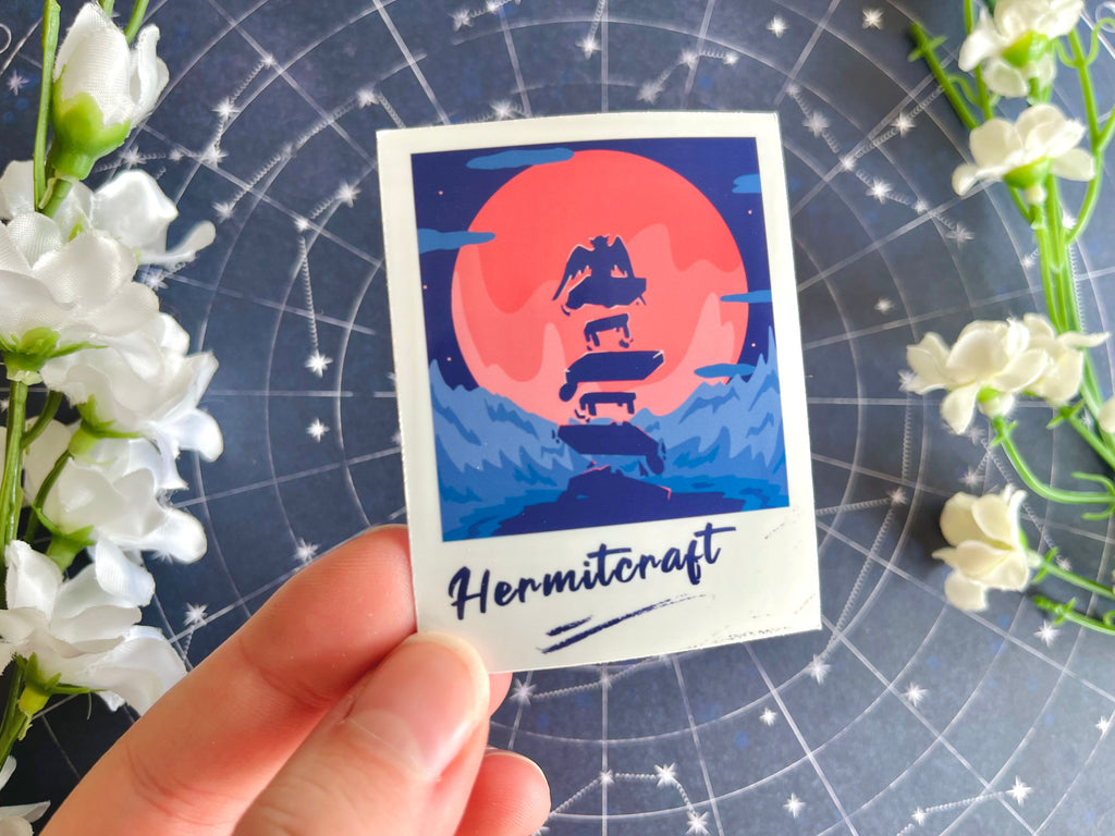 Hermit S8 Polaroid Vinyl Sticker
