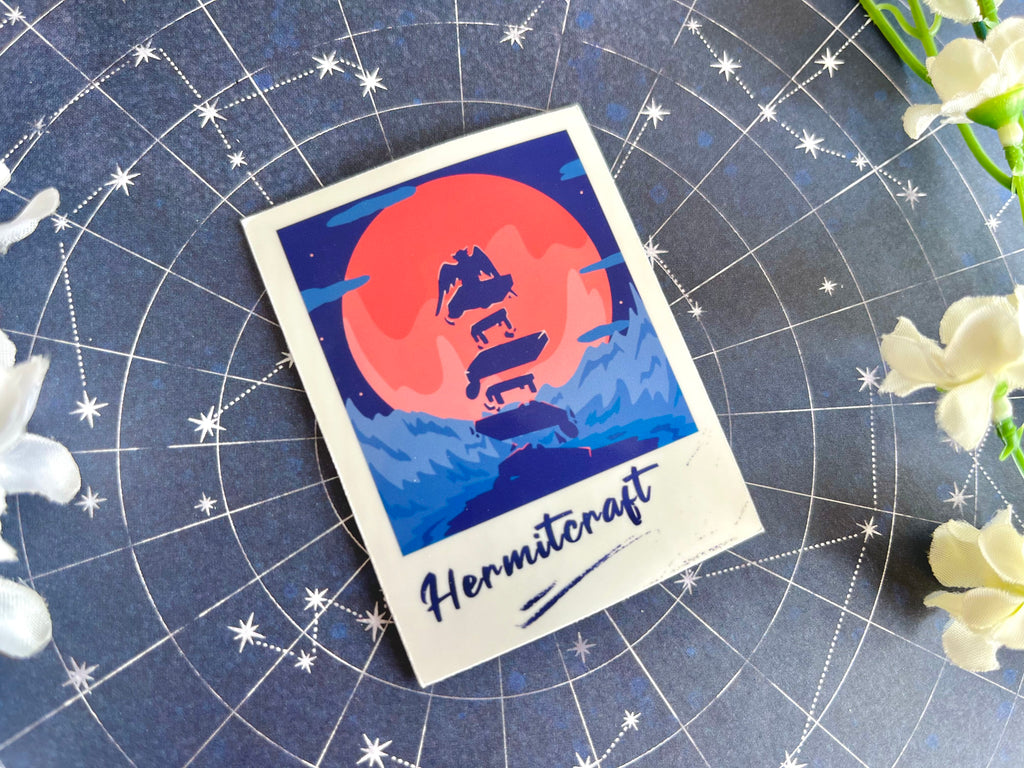 Hermit S8 Polaroid Vinyl Sticker
