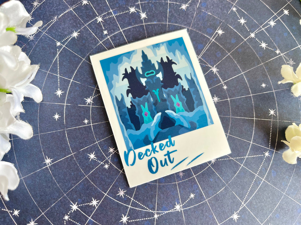 Dungeon Polaroid Vinyl Sticker