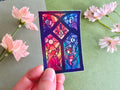 Gravity Family Stained Glass Holo Vinyl Sticker