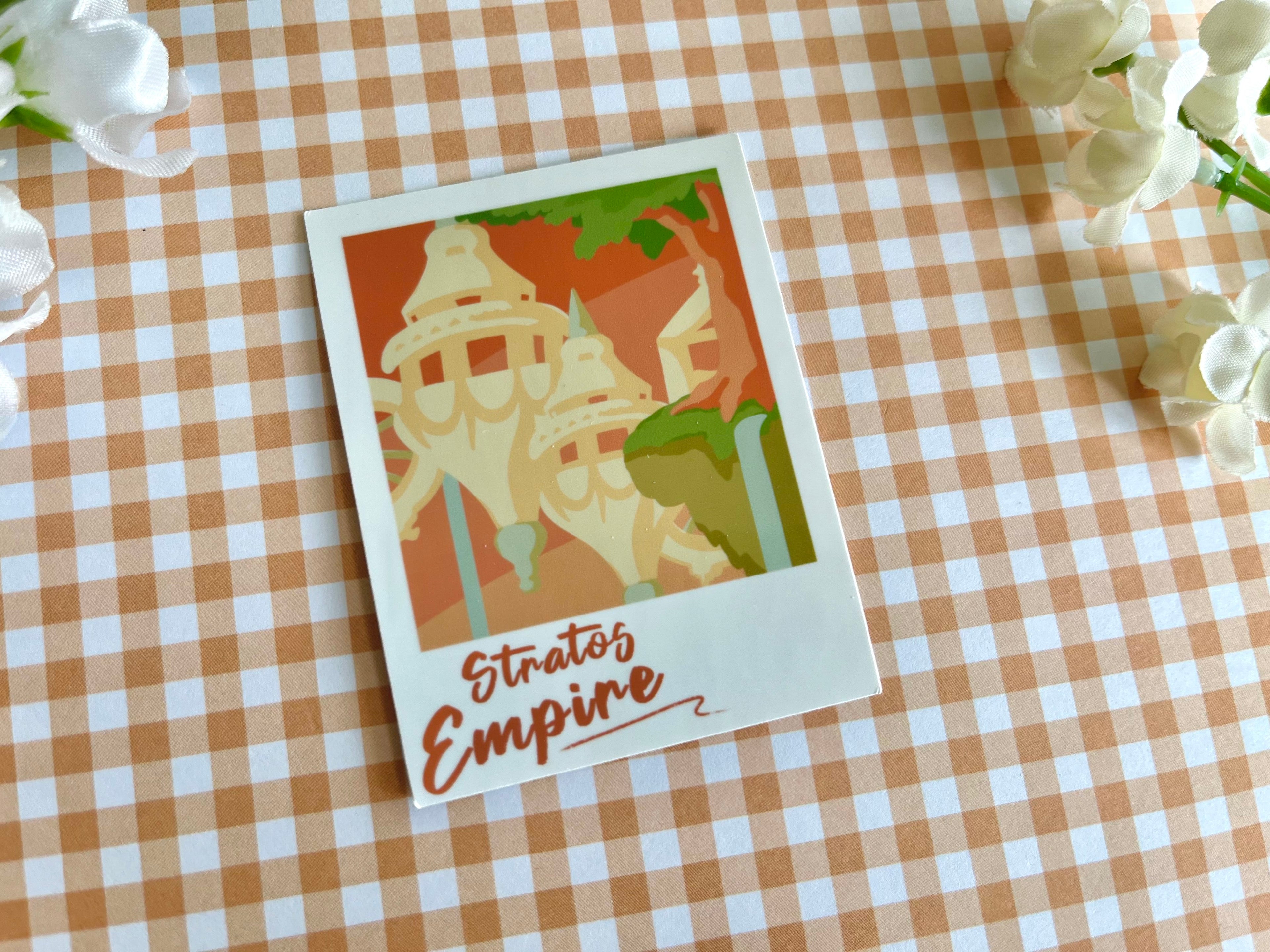 Floating Empire Polaroid Vinyl Sticker