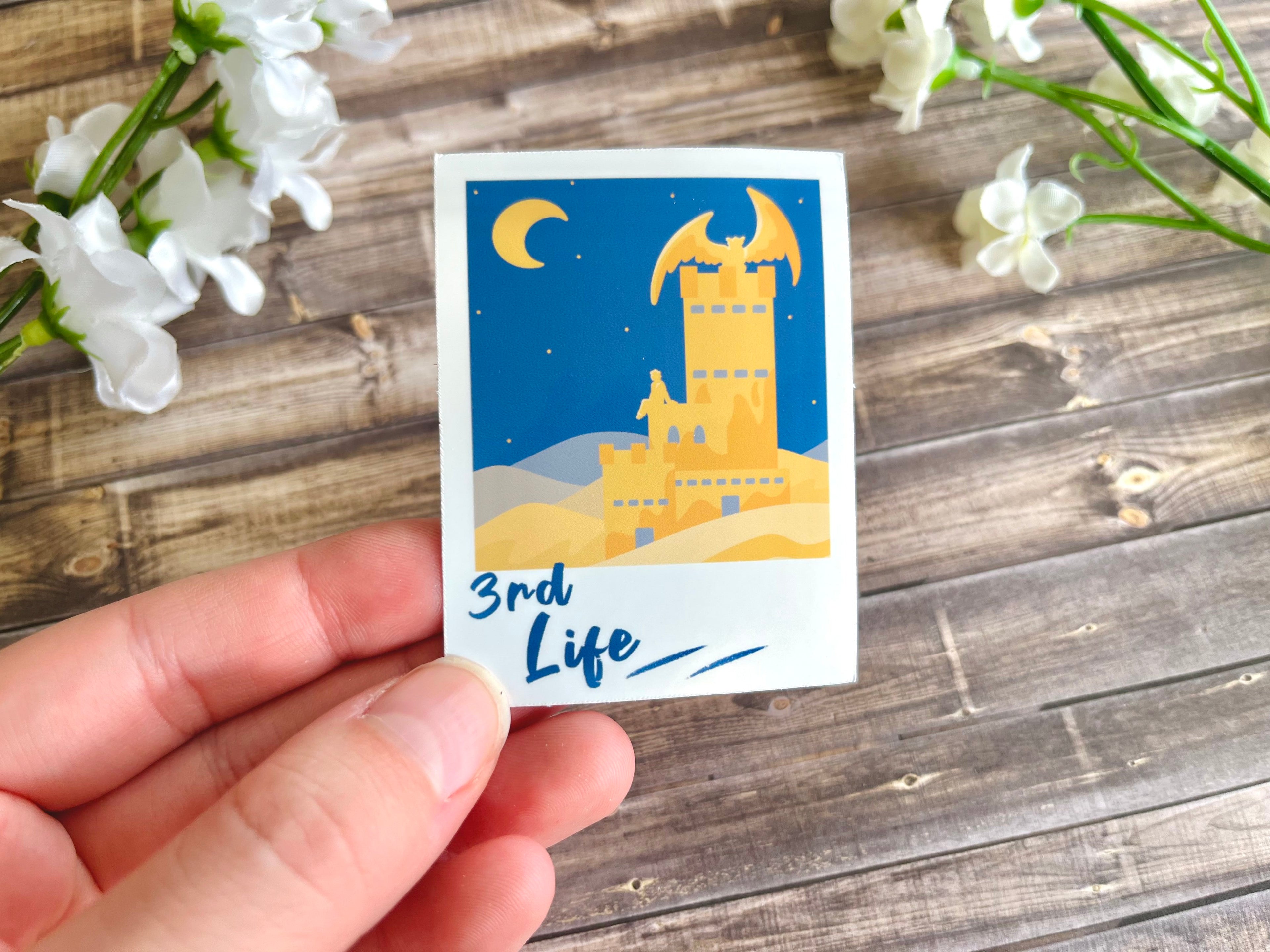 Desert Duo Polaroid Vinyl Stickers