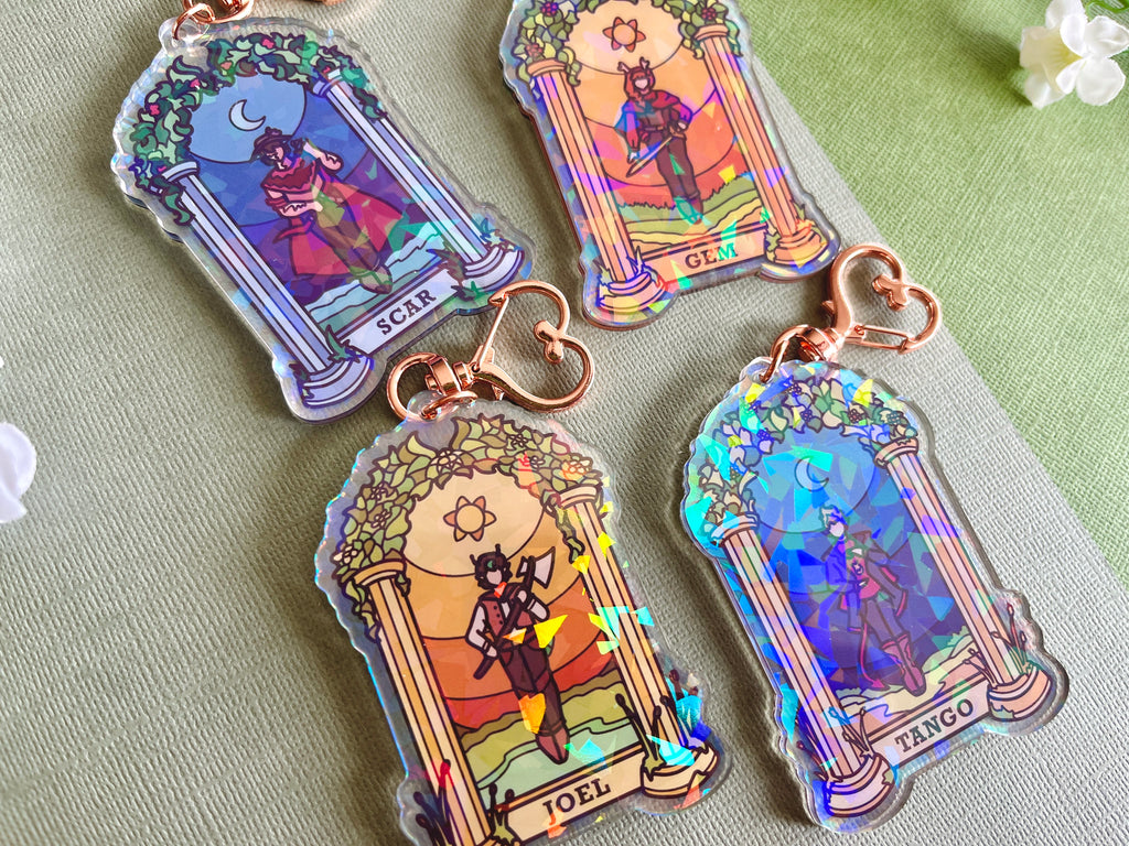 Life Series Duo Holographic Keychains