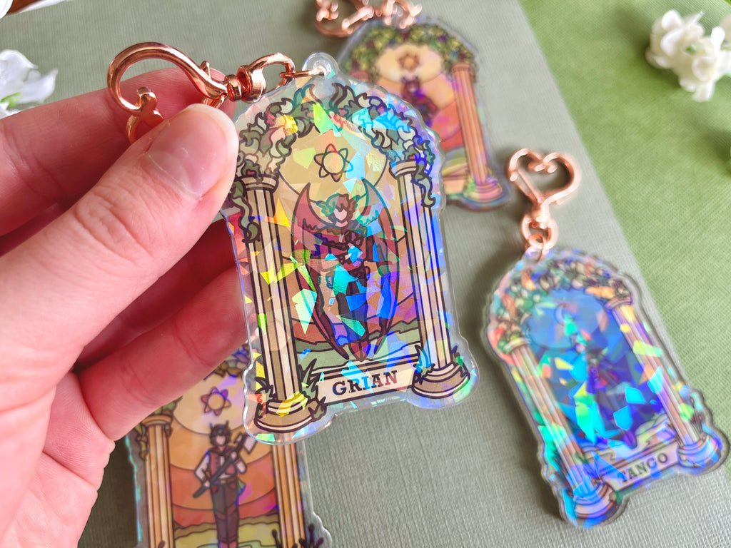 Life Series Duo Holographic Keychains