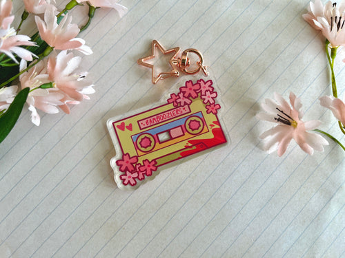 Bamboozlers Cassette Tape Acrylic Keychain