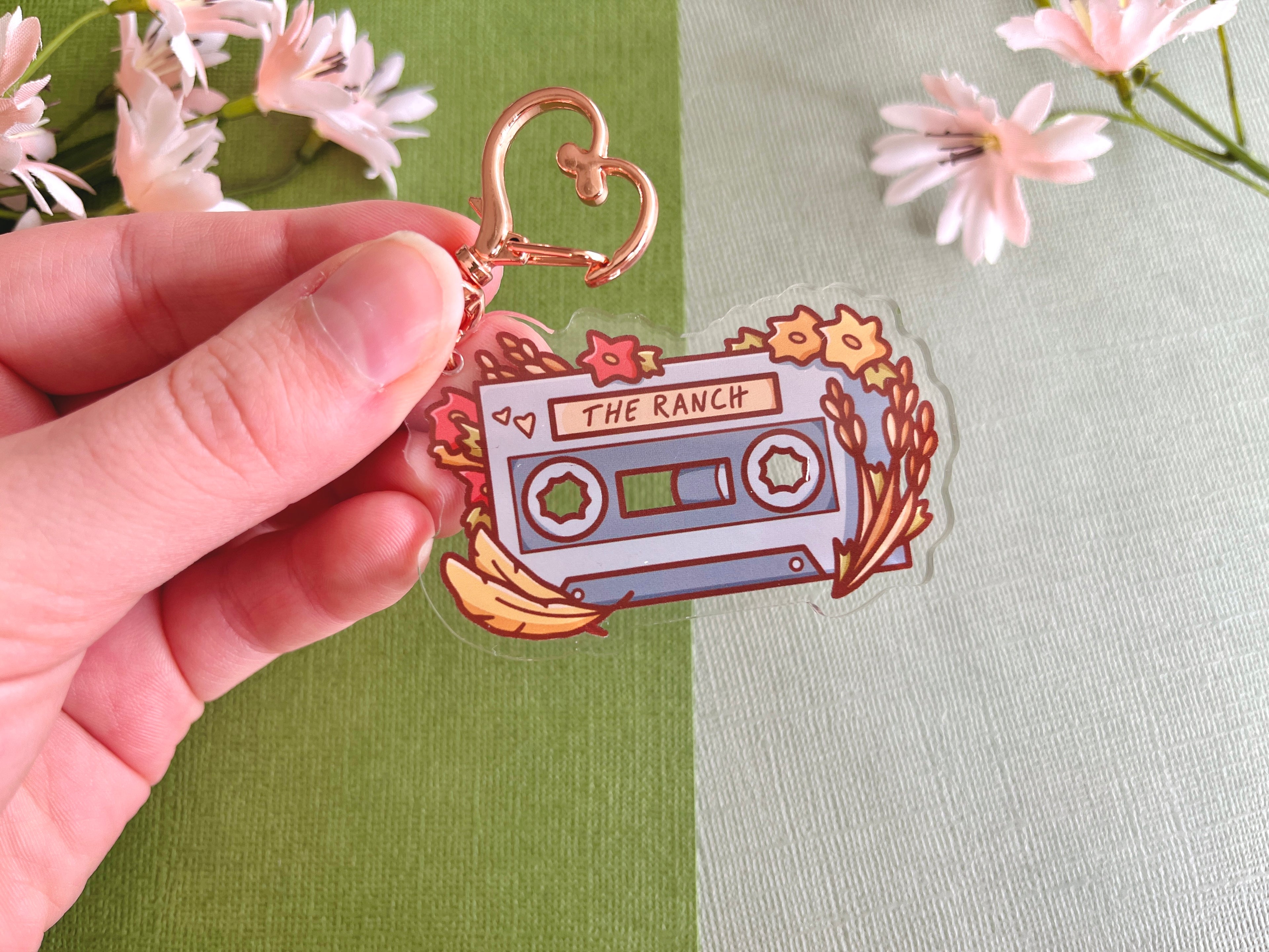 Ranchers Cassette Tape Acrylic Keychain