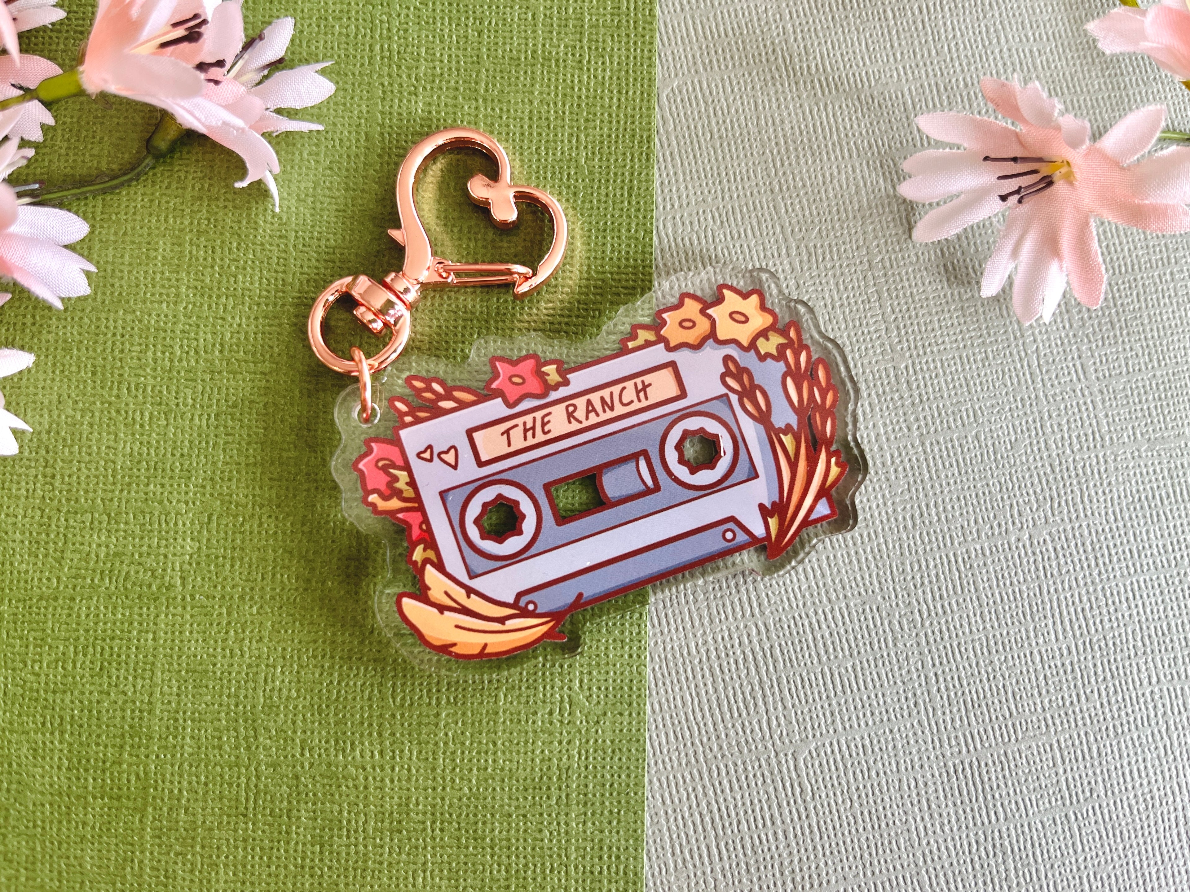 Ranchers Cassette Tape Acrylic Keychain