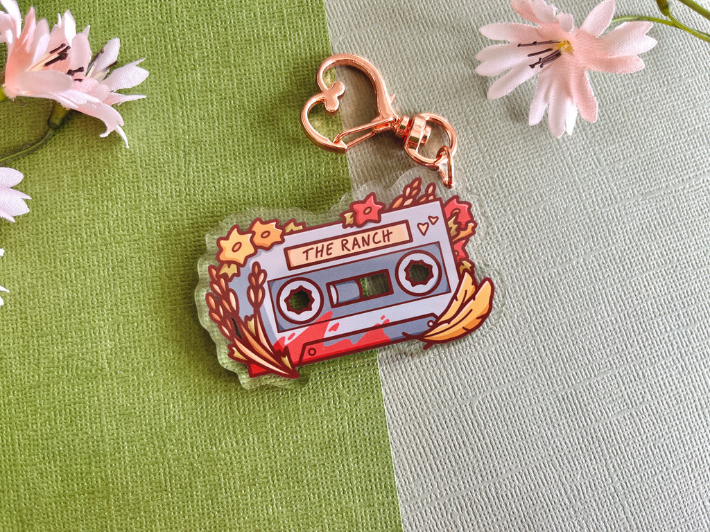 Ranchers Cassette Tape Acrylic Keychain