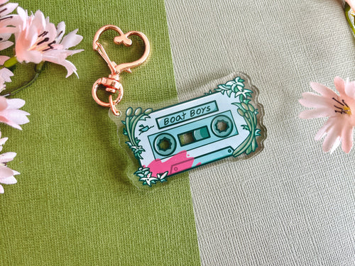 Boat Boys Cassette Tape Acrylic Keychain