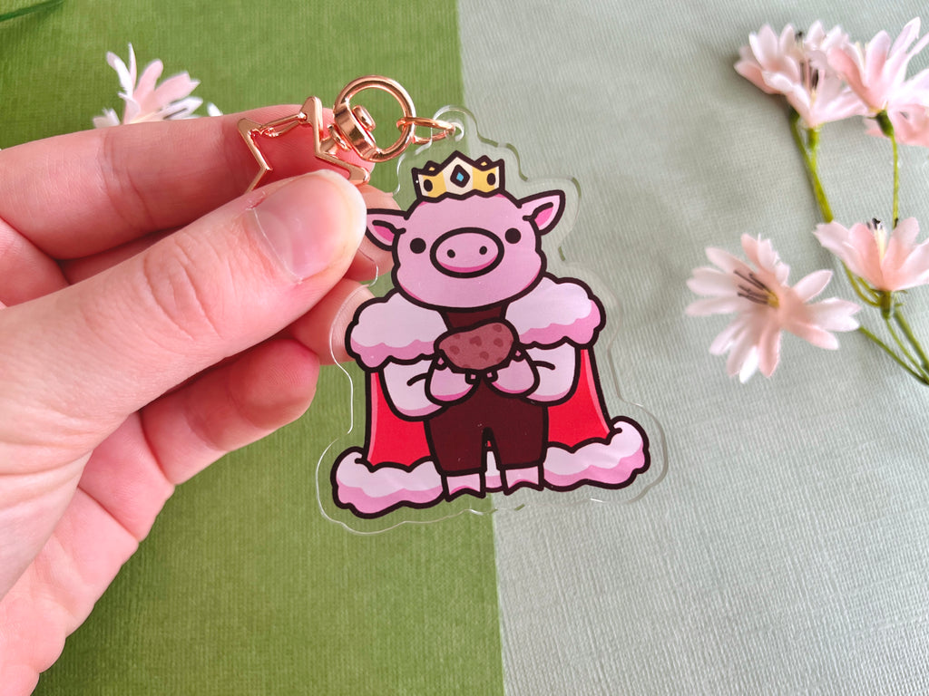 Potato Techno Acrylic Keychain