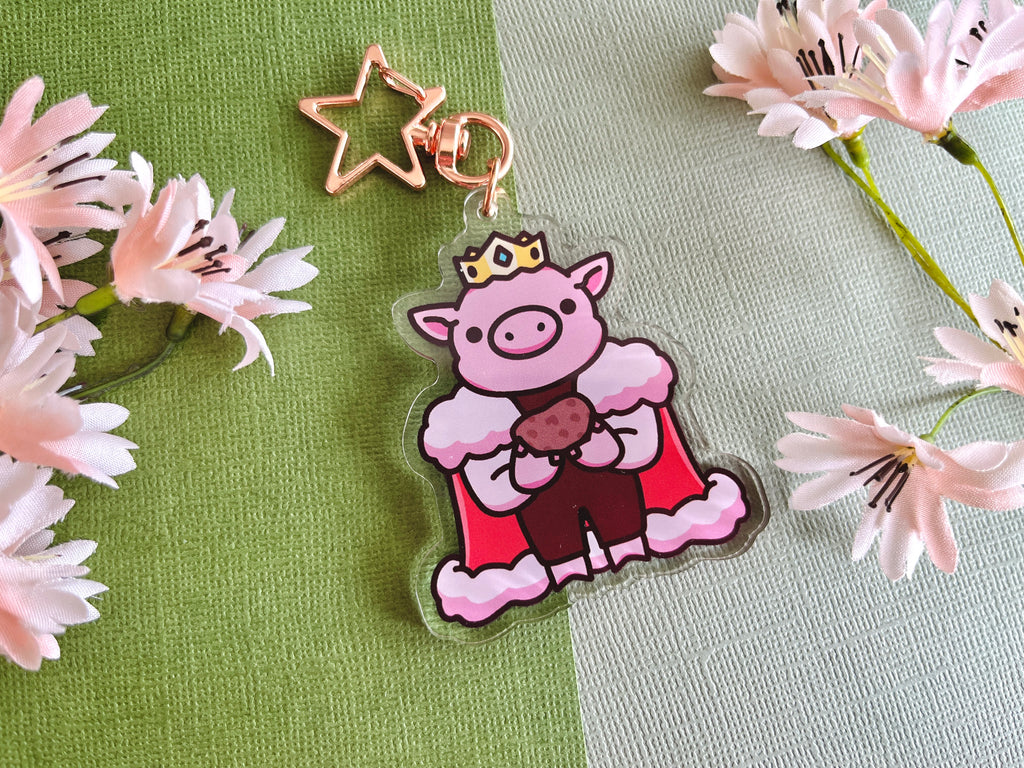 Potato Techno Acrylic Keychain