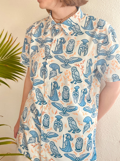 Athena Short-Sleeved Button-Up Shirt
