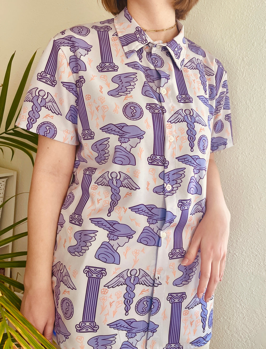 Hermes Short-Sleeved Button-Up Shirt