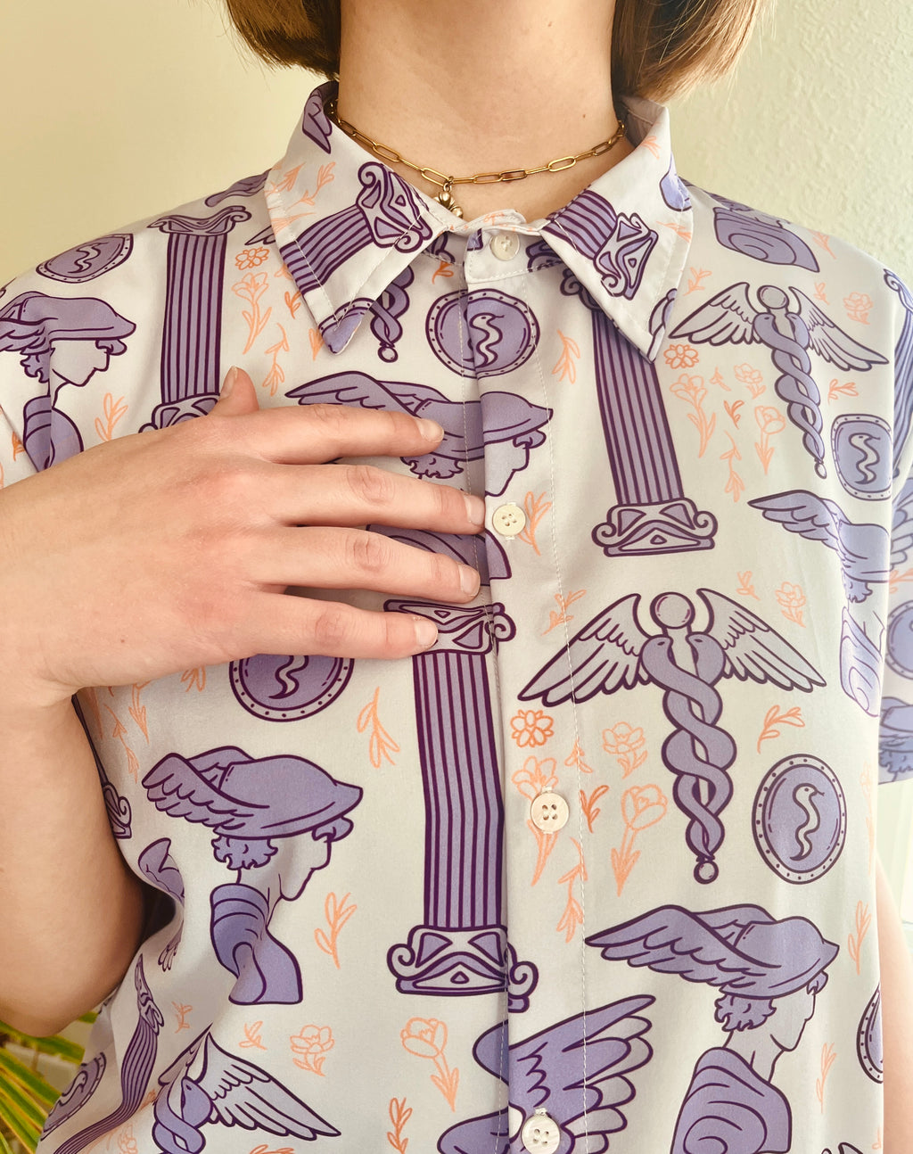 Hermes Short-Sleeved Button-Up Shirt
