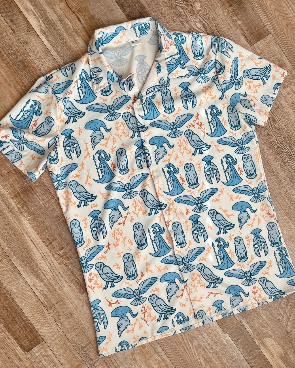 Athena Short-Sleeved Button-Up Shirt