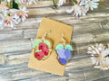 Desert Duo Flower Acrylic Earrings