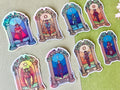 Life Characters Holographic Stickers