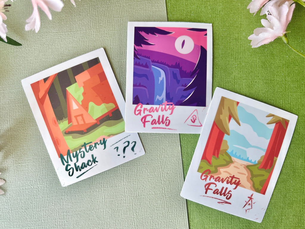 Gravity Polaroids Pt. 2 Location Vinyl Stickers