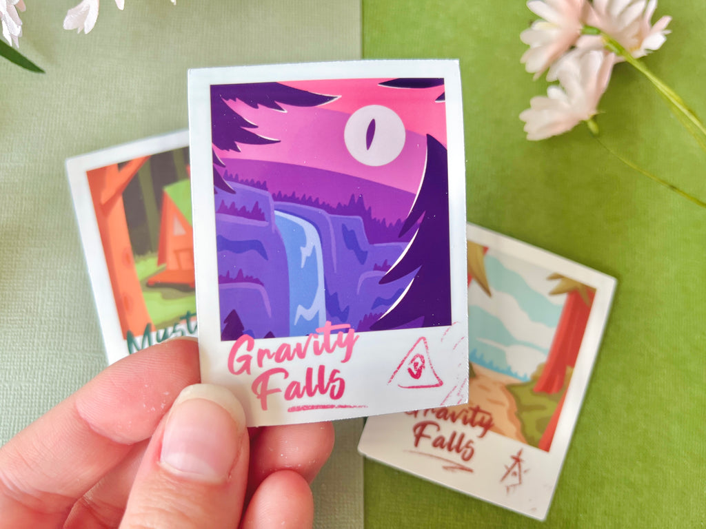 Gravity Polaroids Pt. 2 Location Vinyl Stickers