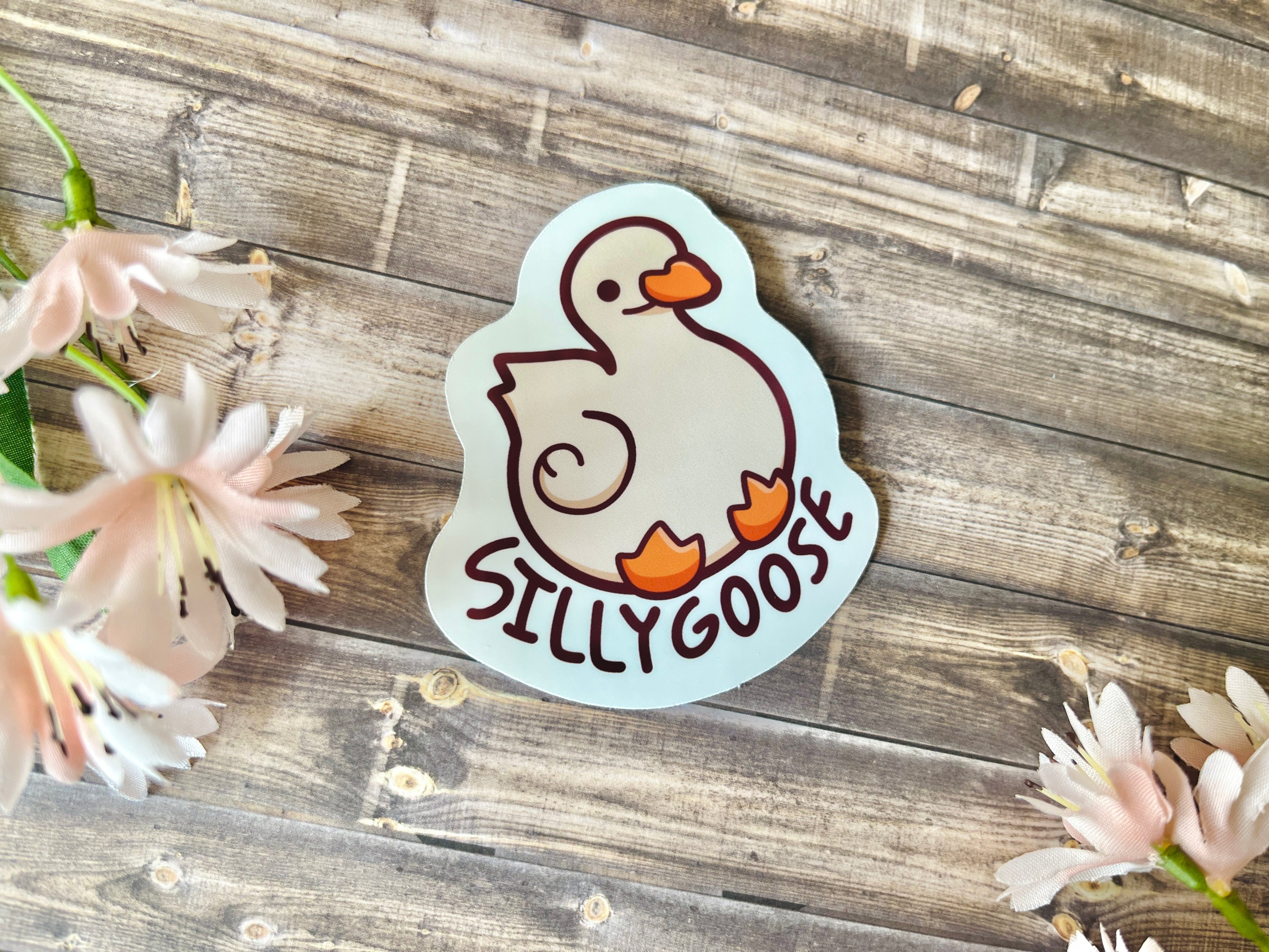 Silly Goose Vinyl Sticker