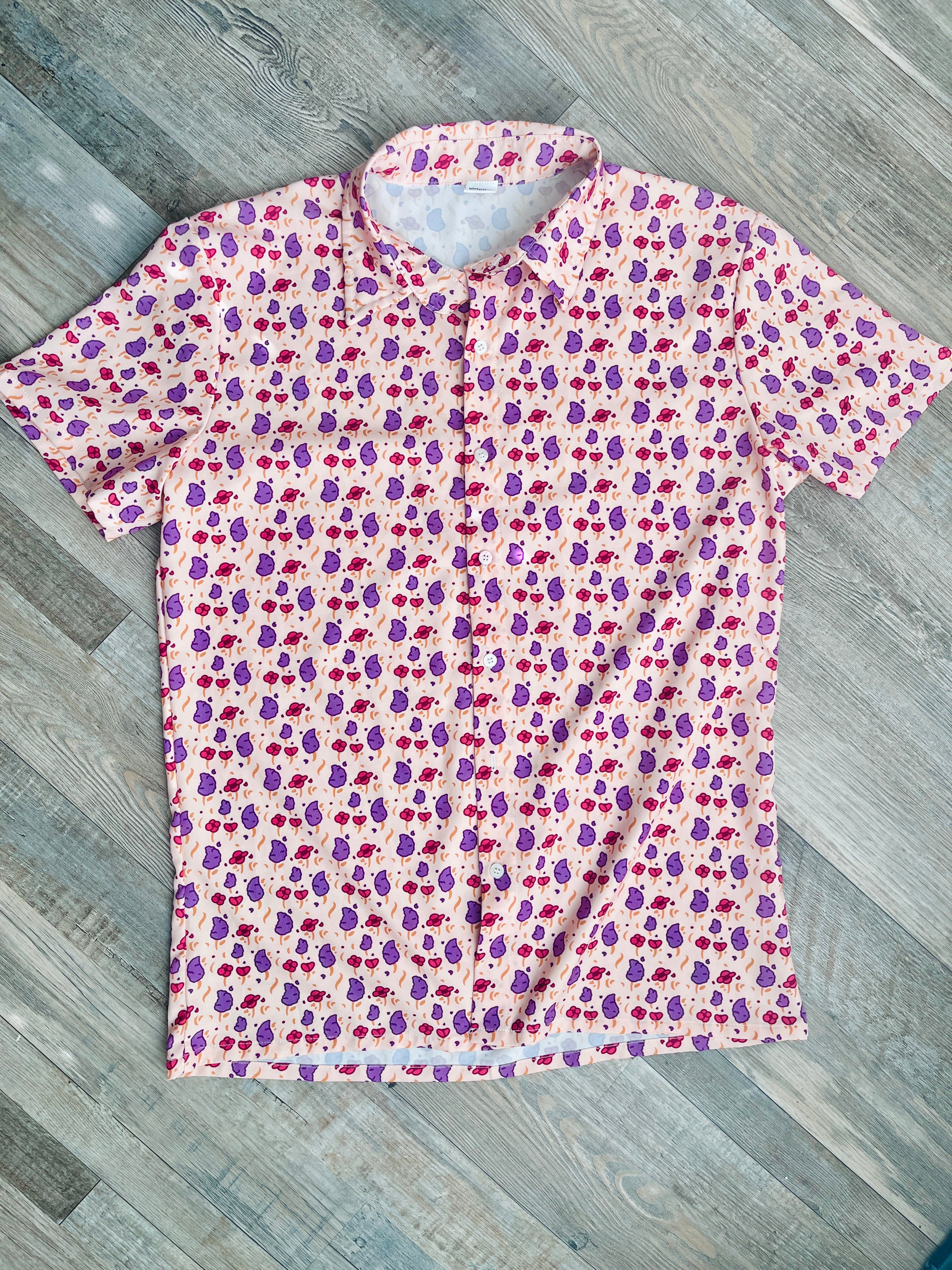 Desert Duo Floral Short-Sleeved Button-Up Shirt