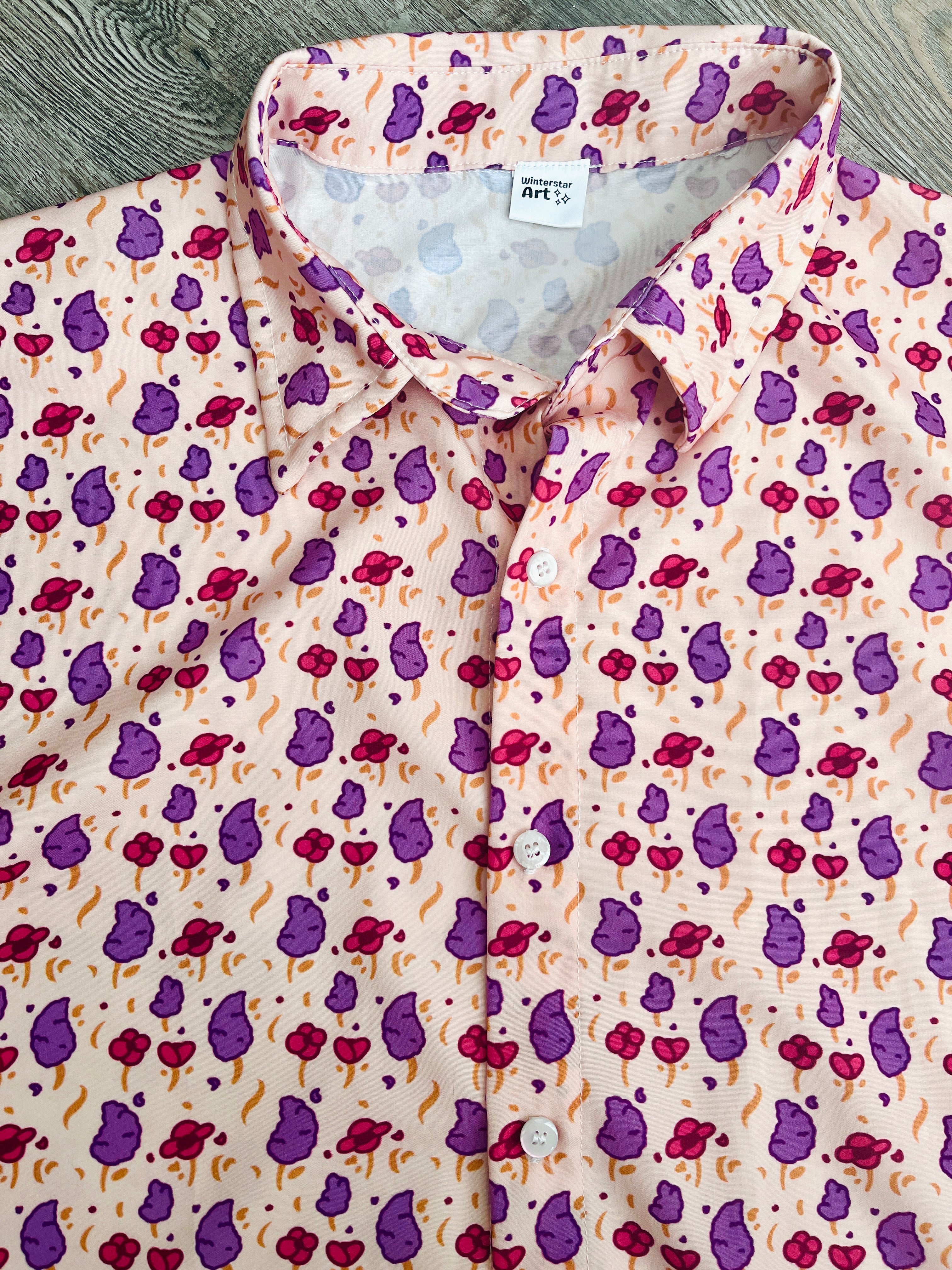 Desert Duo Floral Short-Sleeved Button-Up Shirt