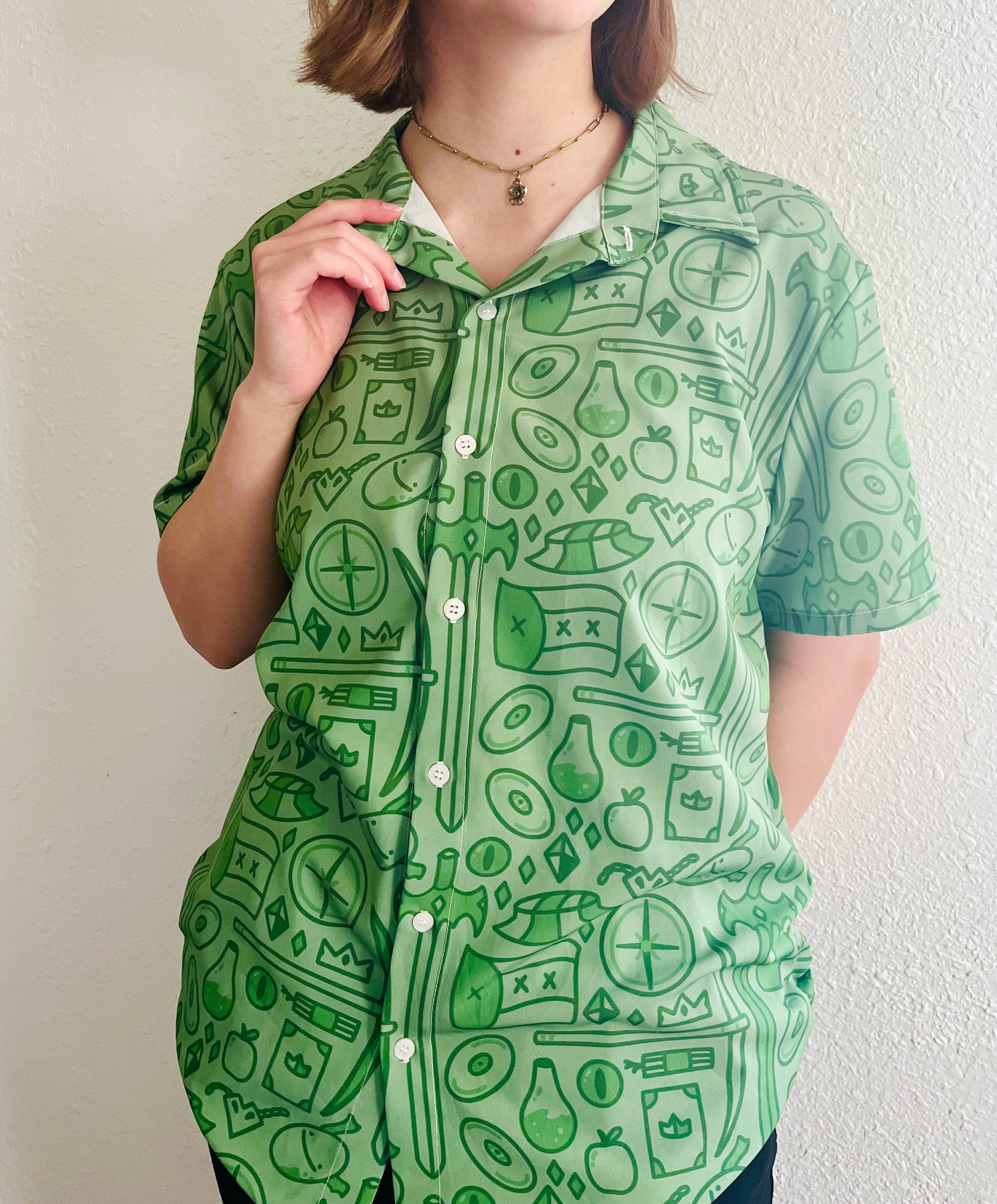 DSMP Short-Sleeved Button-Up Shirt