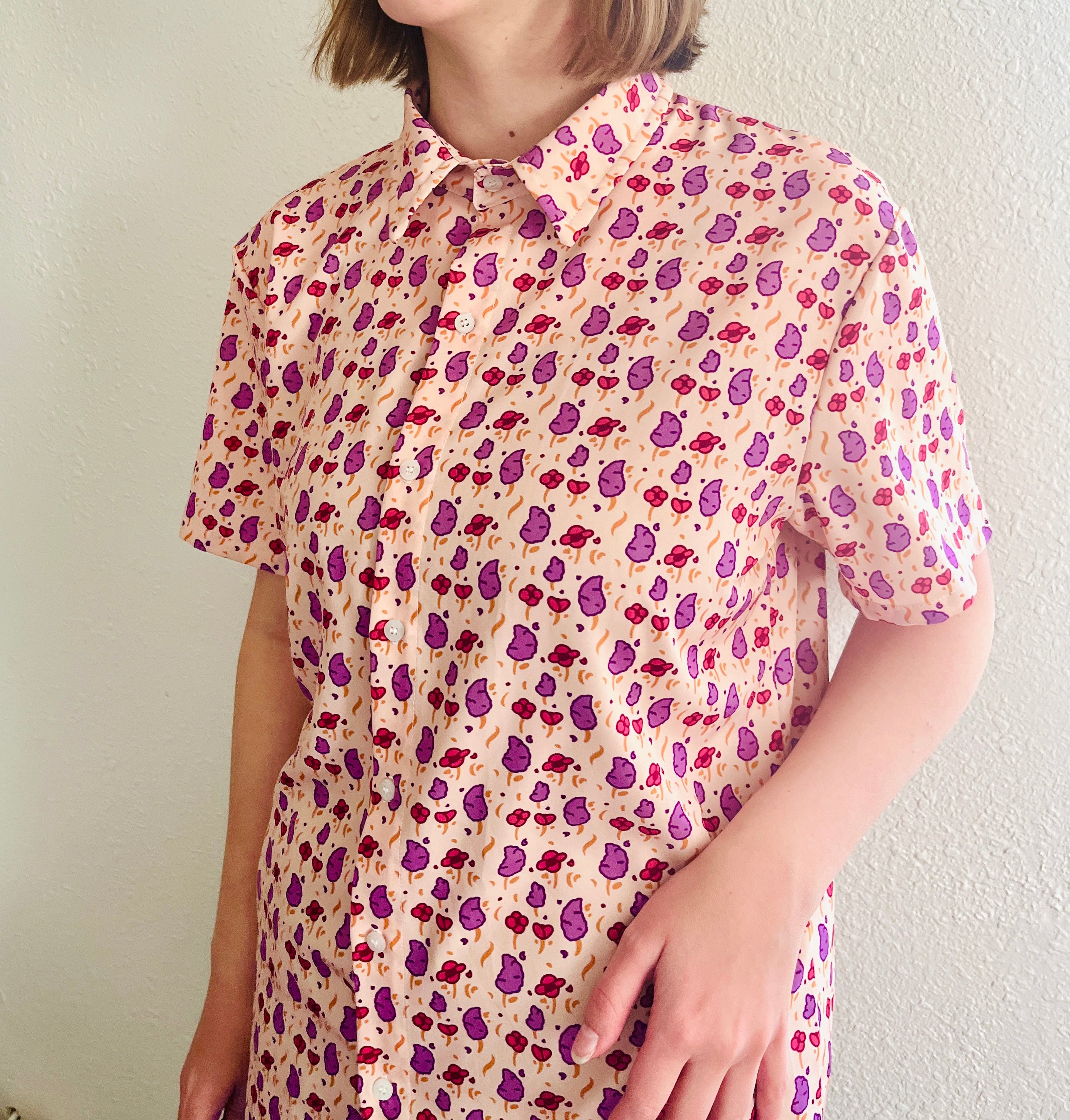 Desert Duo Floral Short-Sleeved Button-Up Shirt