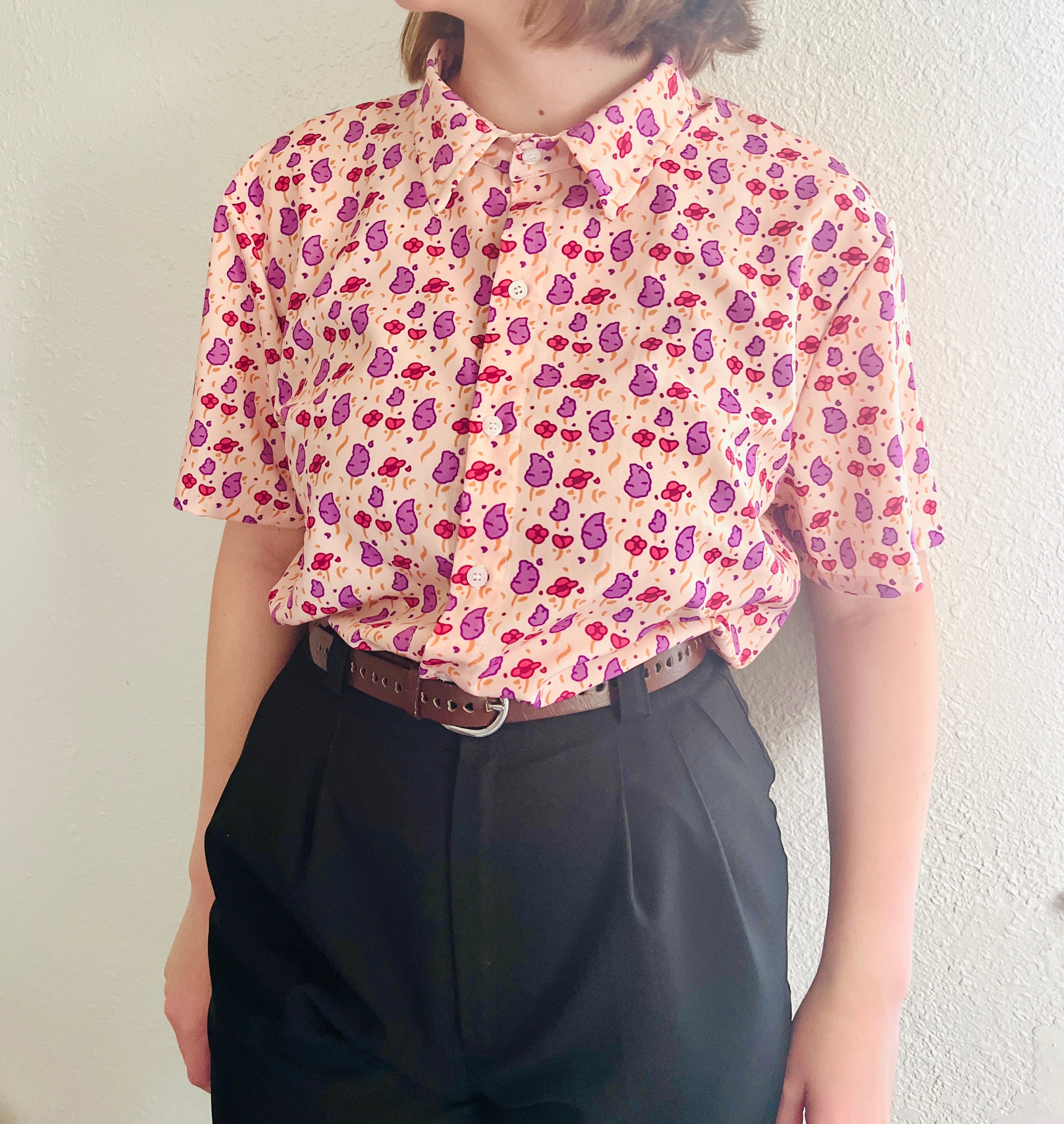 Desert Duo Floral Short-Sleeved Button-Up Shirt