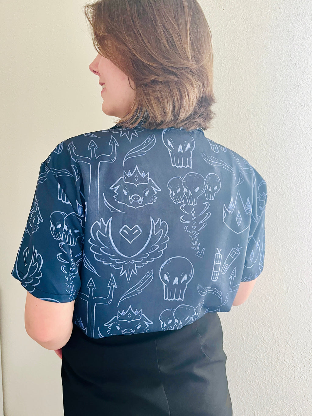 Doomsday Short-Sleeved Button-Up Shirt