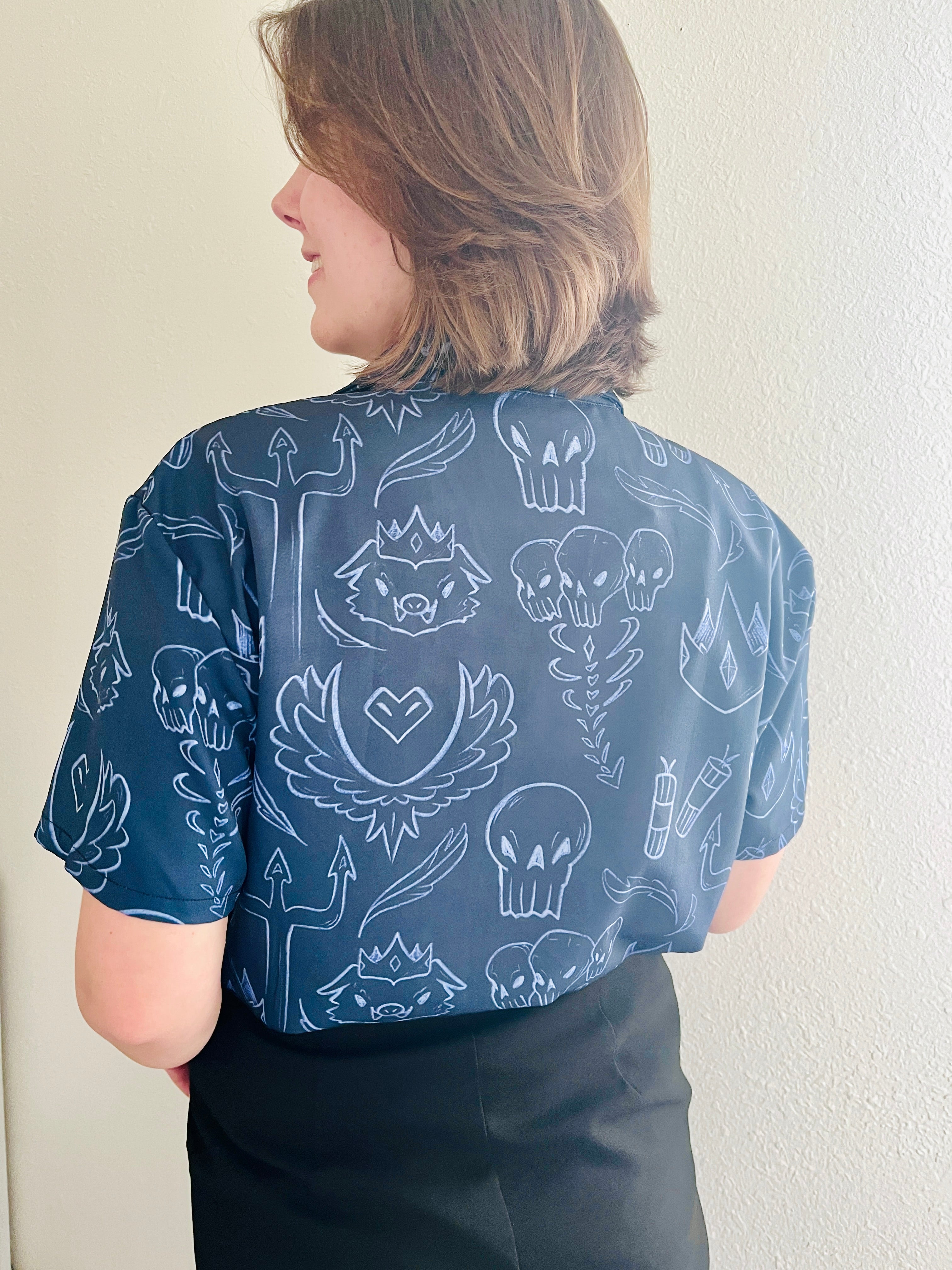 Doomsday Short-Sleeved Button-Up Shirt