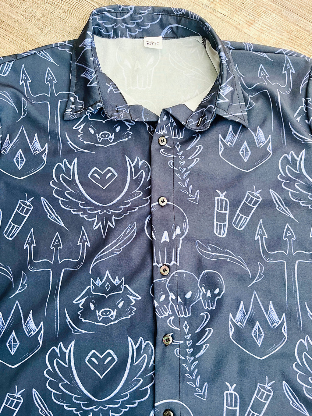 Doomsday Short-Sleeved Button-Up Shirt