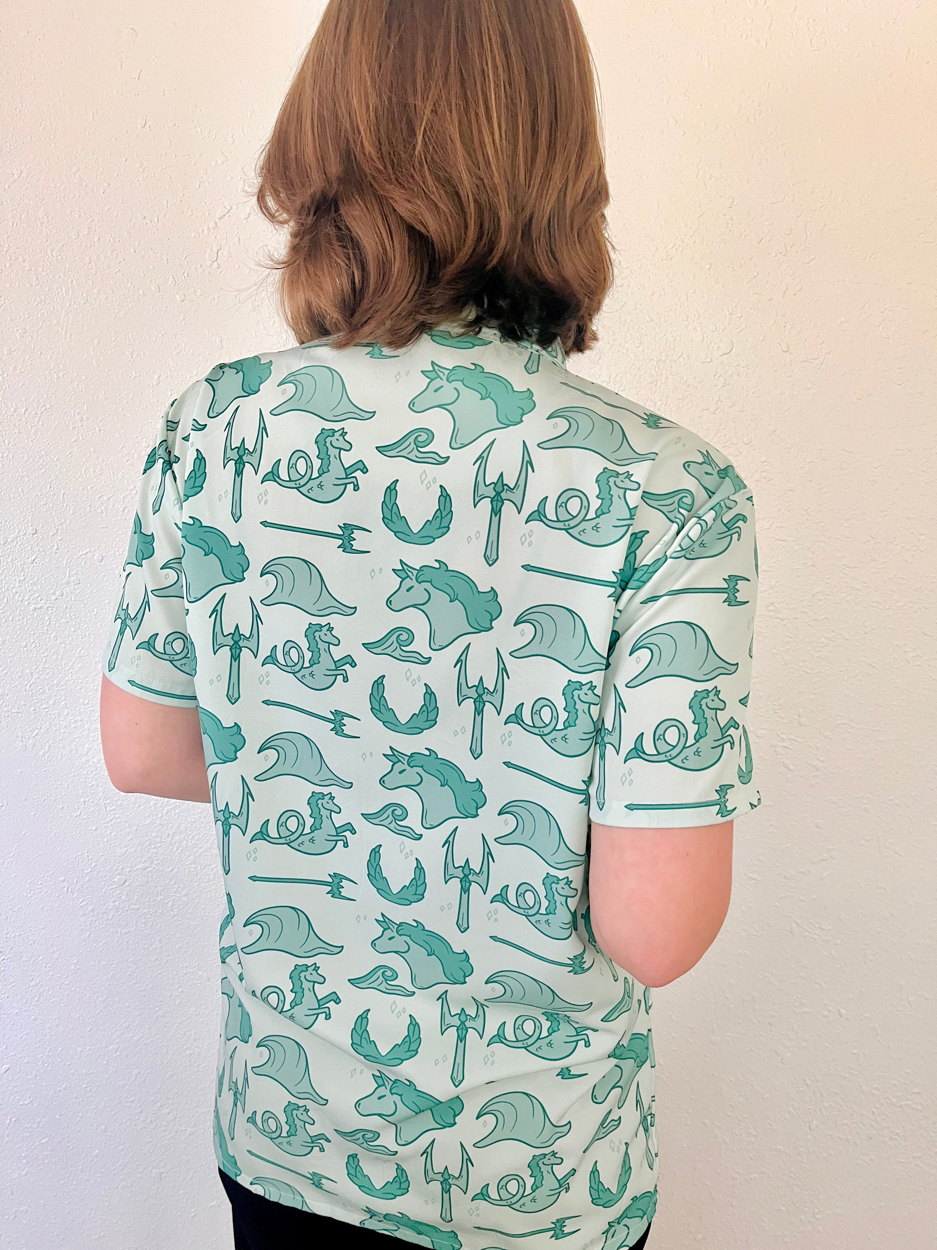 Poseidon Short-Sleeved Button-Up Shirt