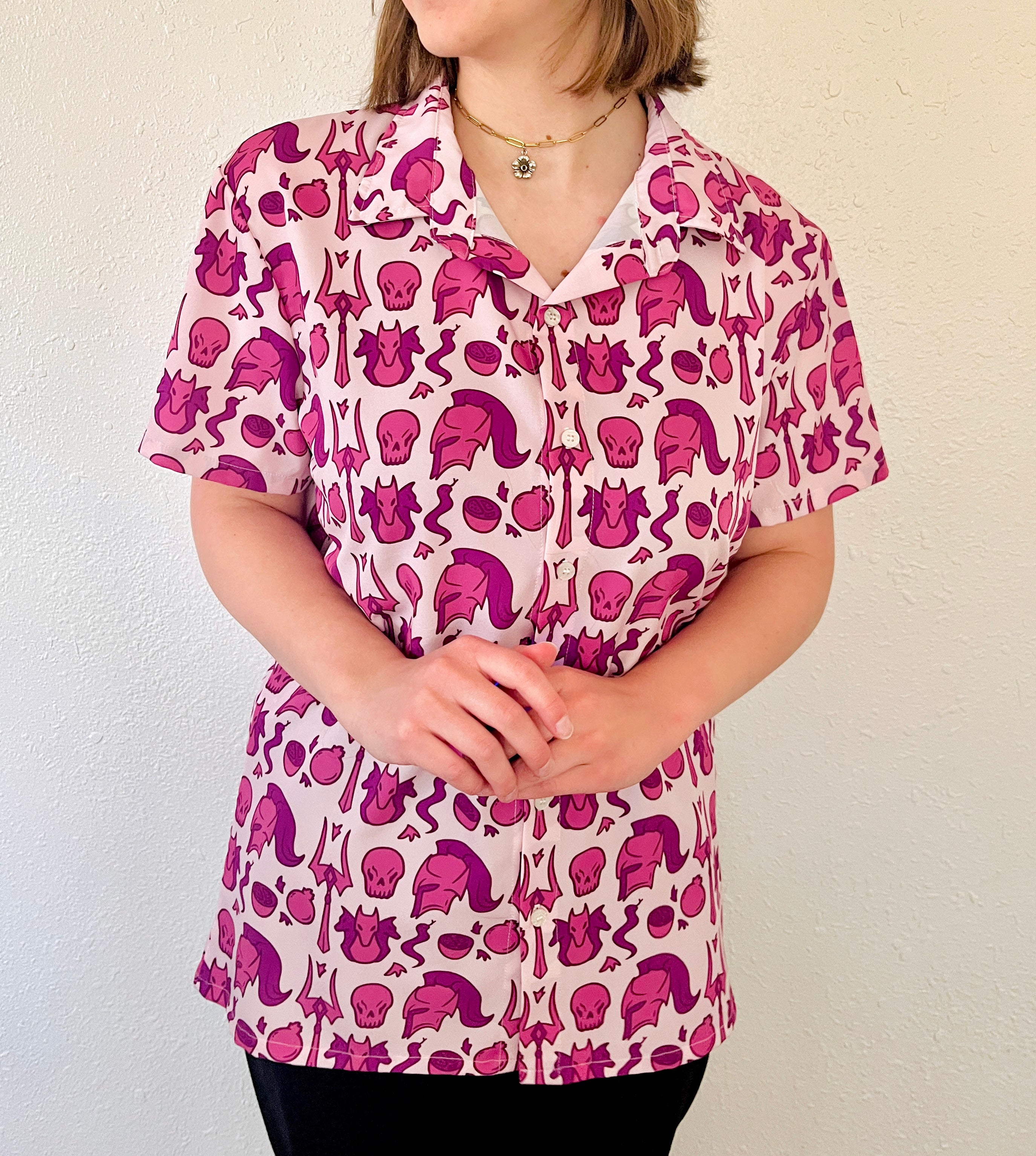 Hades Short-Sleeved Button-Up Shirt