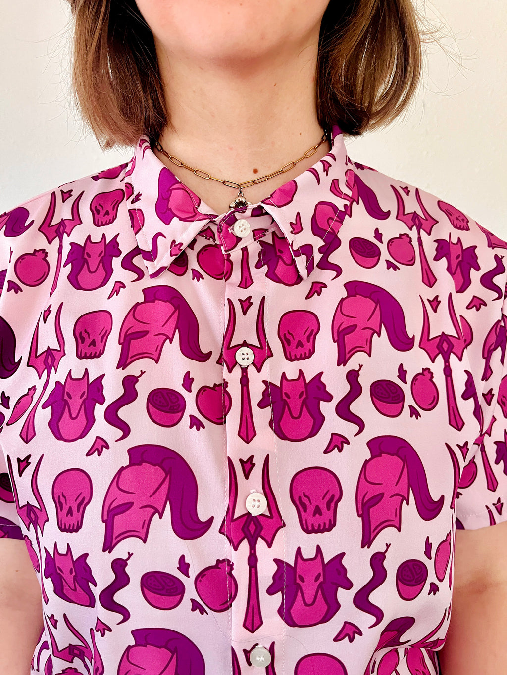 Hades Short-Sleeved Button-Up Shirt