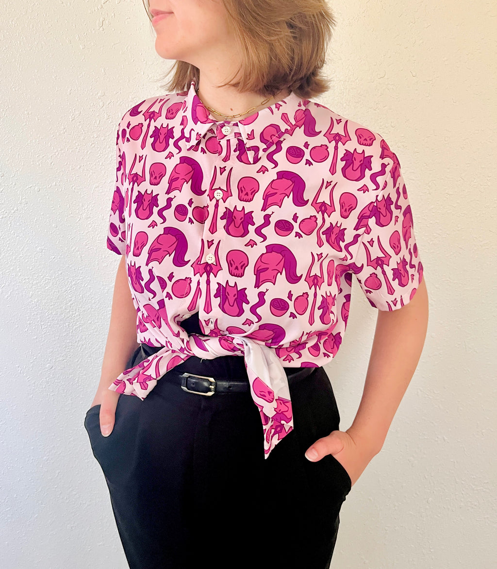 Hades Short-Sleeved Button-Up Shirt