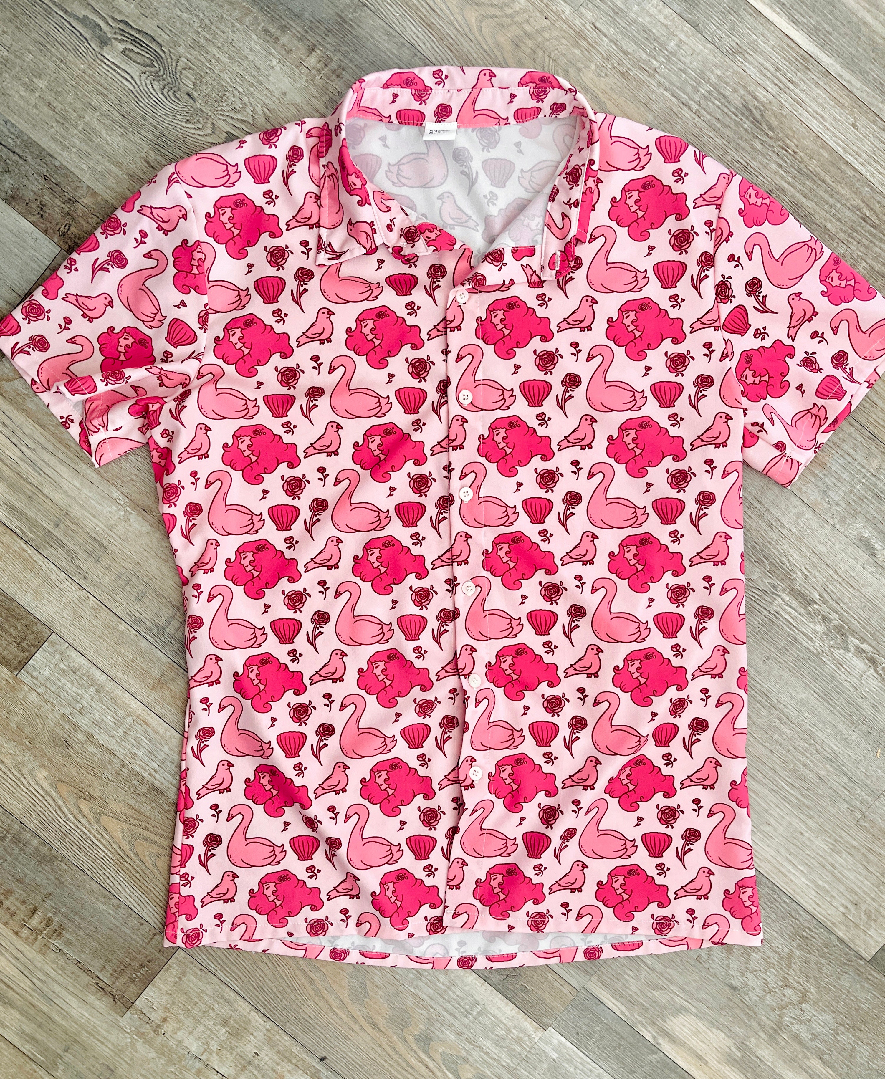Aphrodite Short-Sleeved Button-Up Shirt