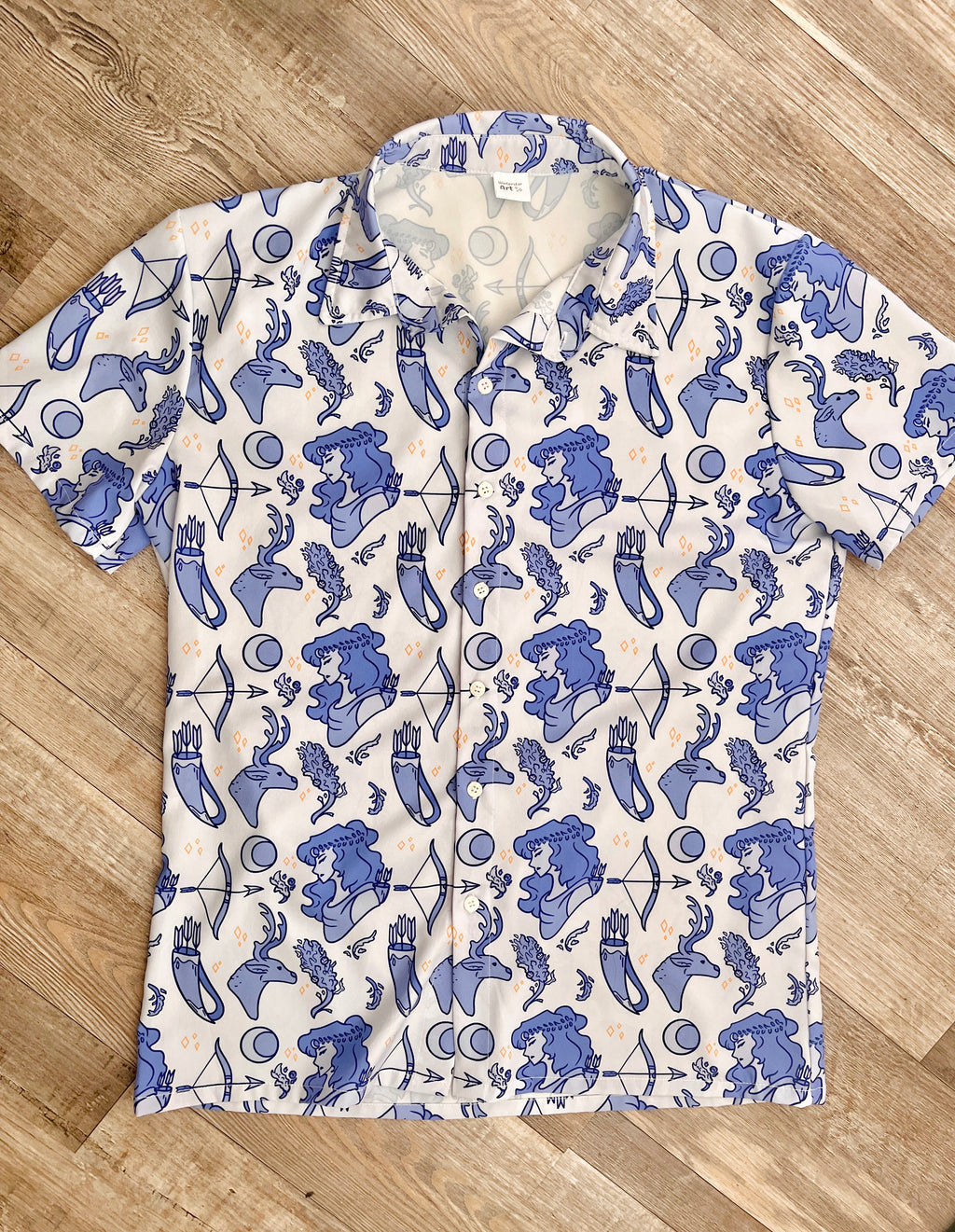 Artemis Short-Sleeved Button-Up Shirt