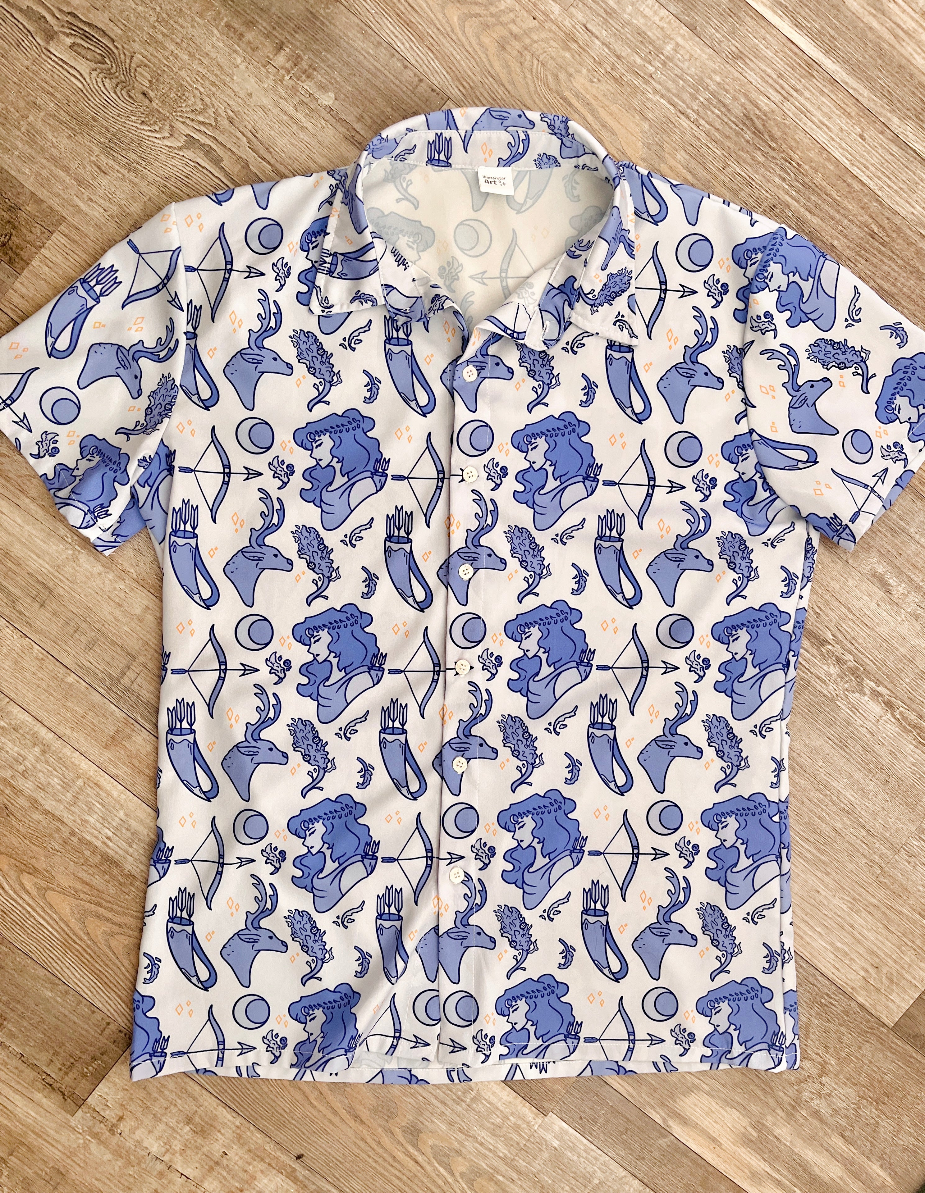 Artemis Short-Sleeved Button-Up Shirt