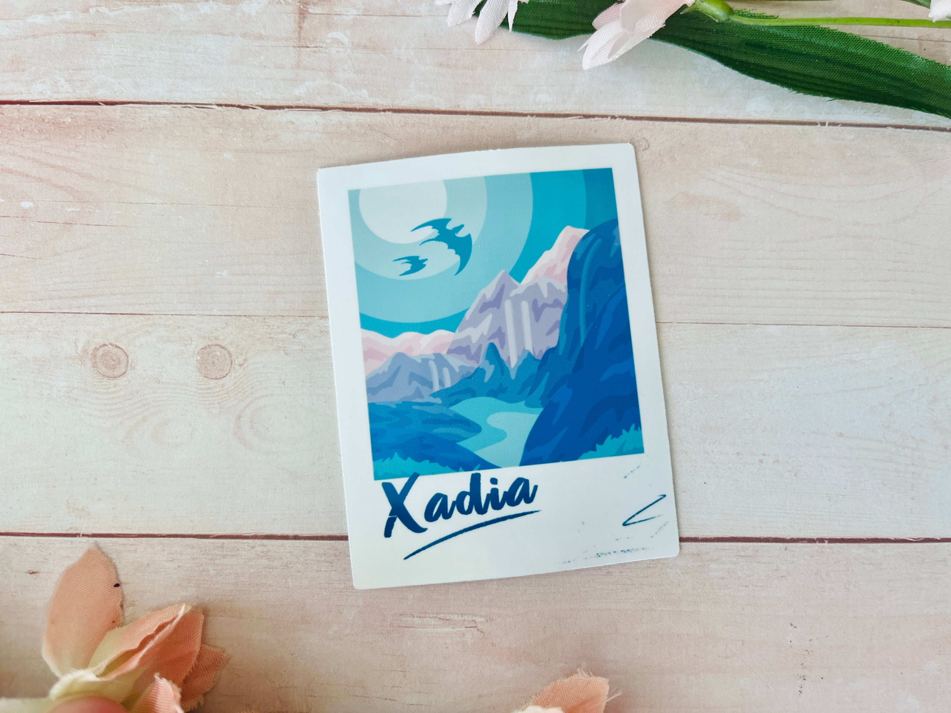 Dragons Polaroid Vinyl Sticker
