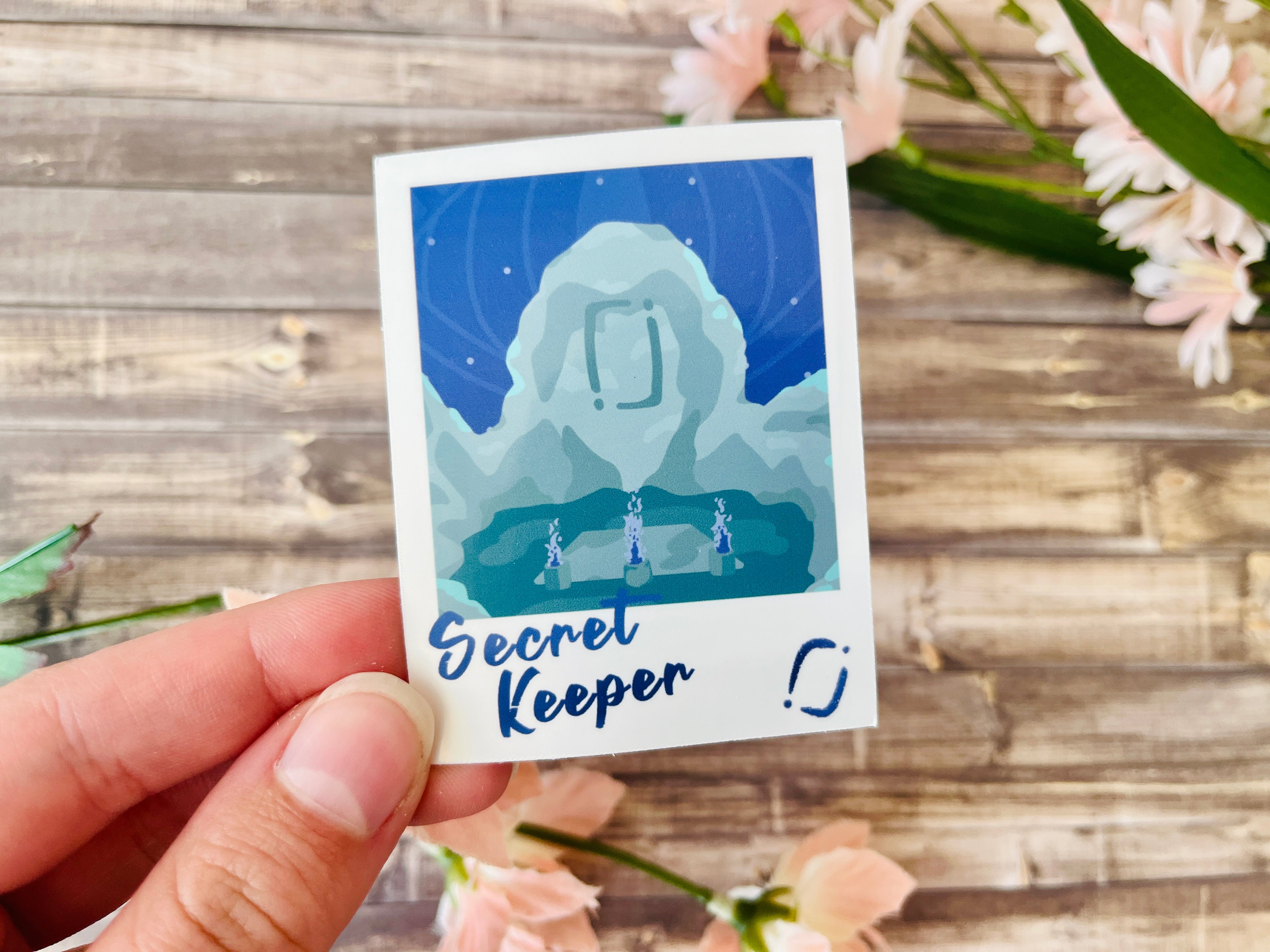 Secret Polaroid Vinyl Sticker